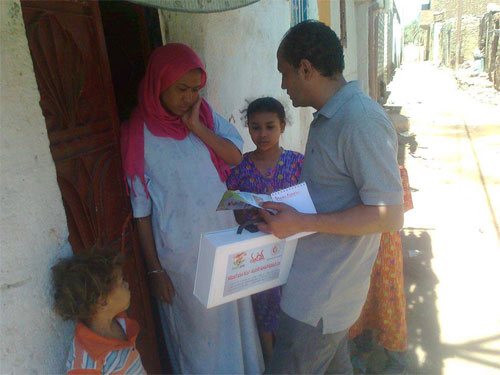 زيارة ناجحة للجنة "مصر العطاء" لعدد من القرى بصعيد مصر