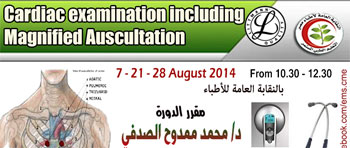 Cardiac examination including Magnified Auscultation 