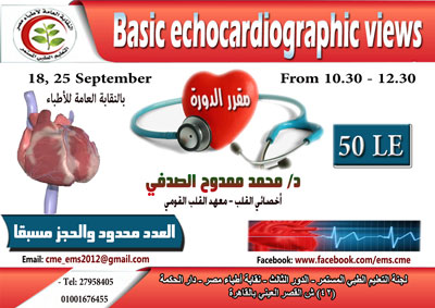 دورة Basic echocardiographic views